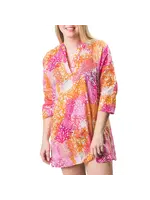 Top It Off Tidal Wave Cotton Tunic