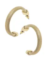 Canvas Constance Watchband Hoop Earrings - Gold