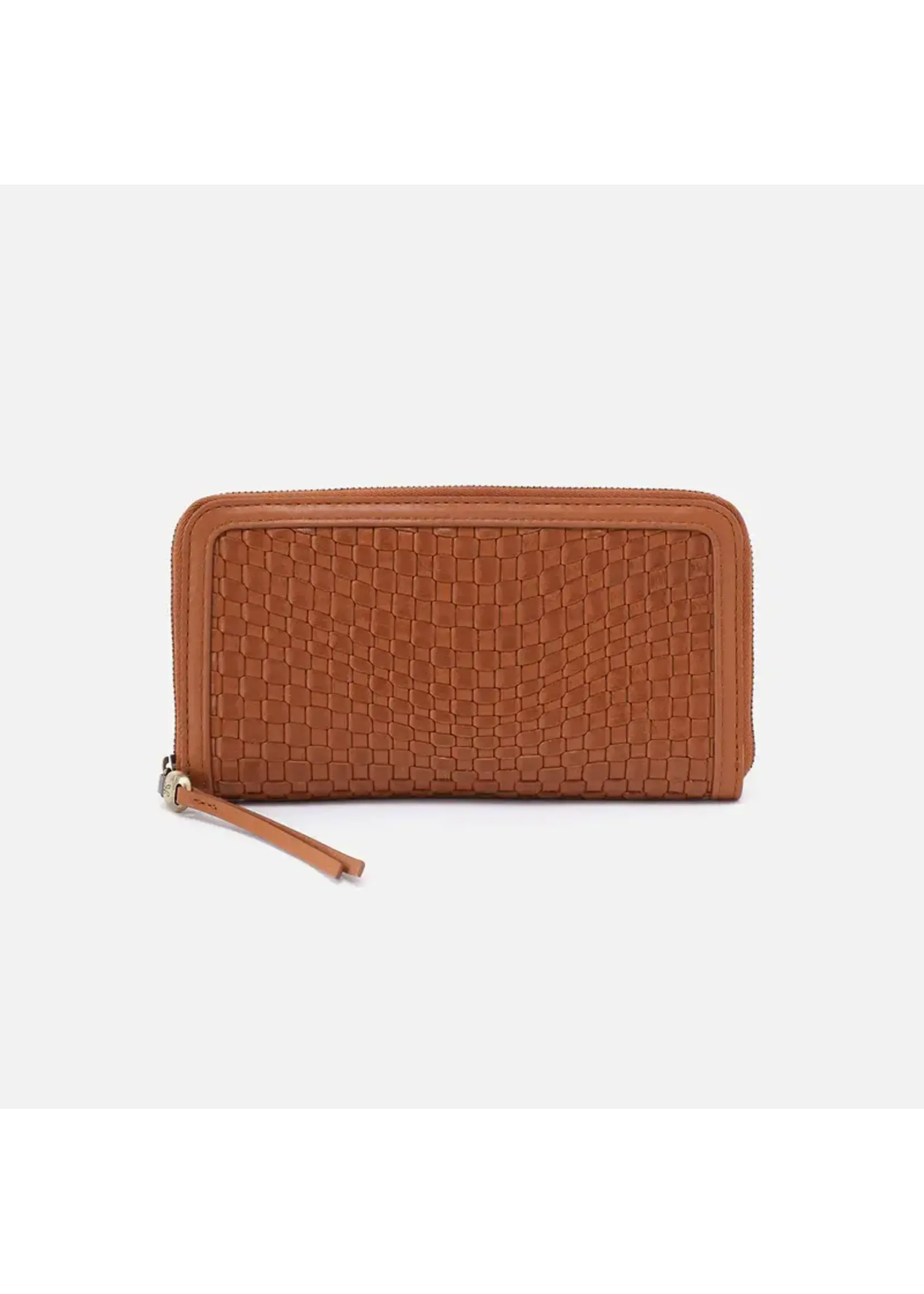 Hobo Nila Large Zip Around Continental Wallet - Wave Weave Leather