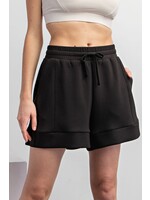Pleated Casual Shorts