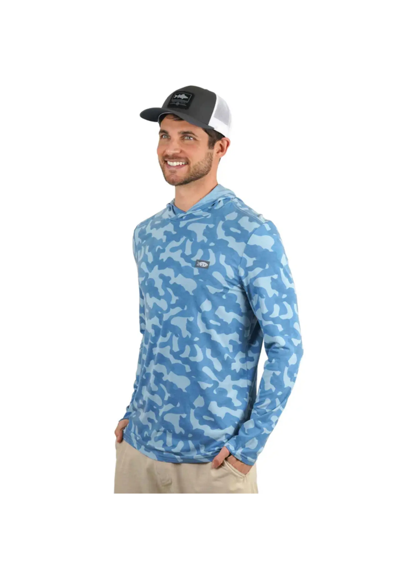 AFTCO Ocean Bound Hooded Performance Shirt