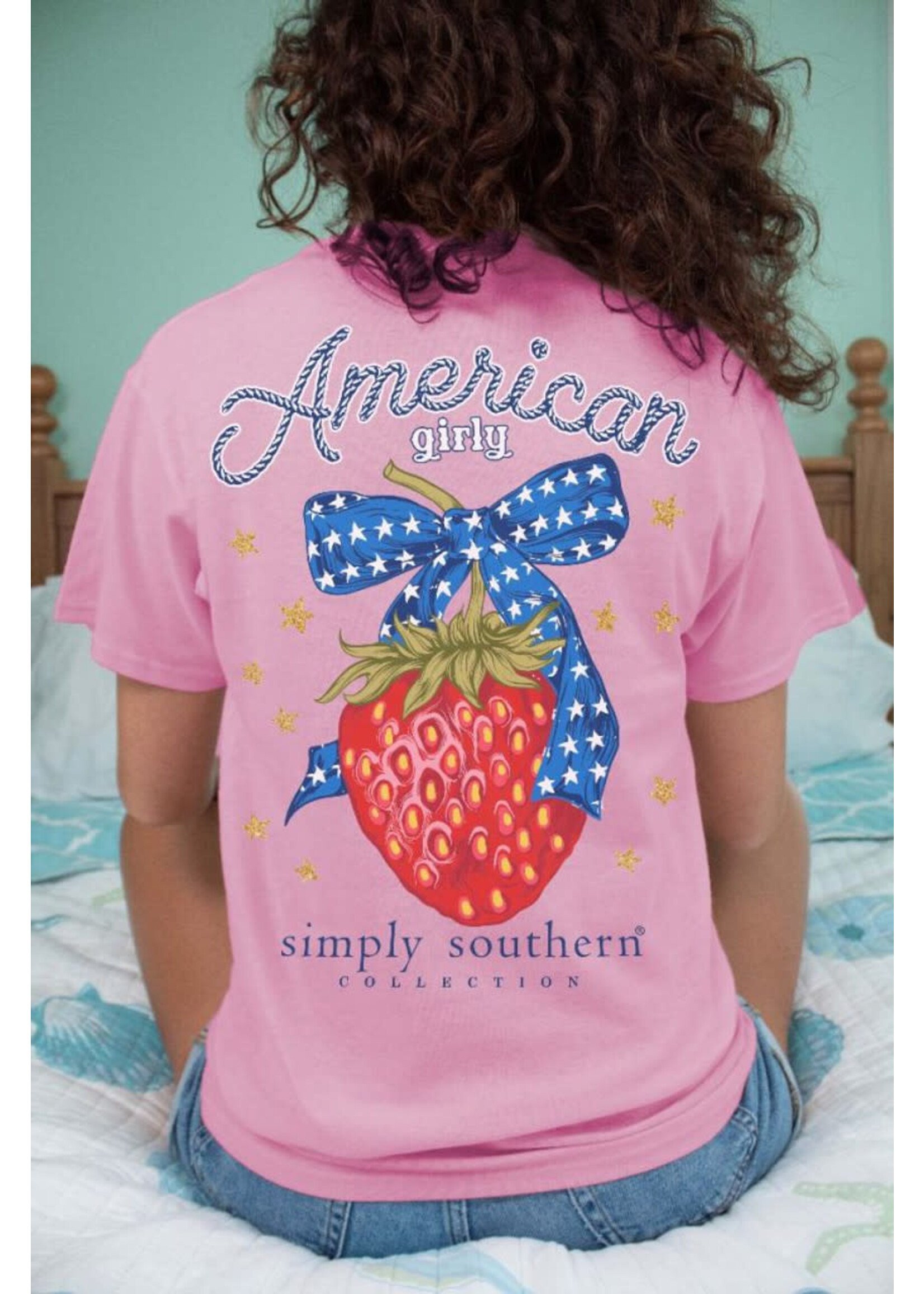 Simply Southern Collection 'American Girl' SS T-Shirt