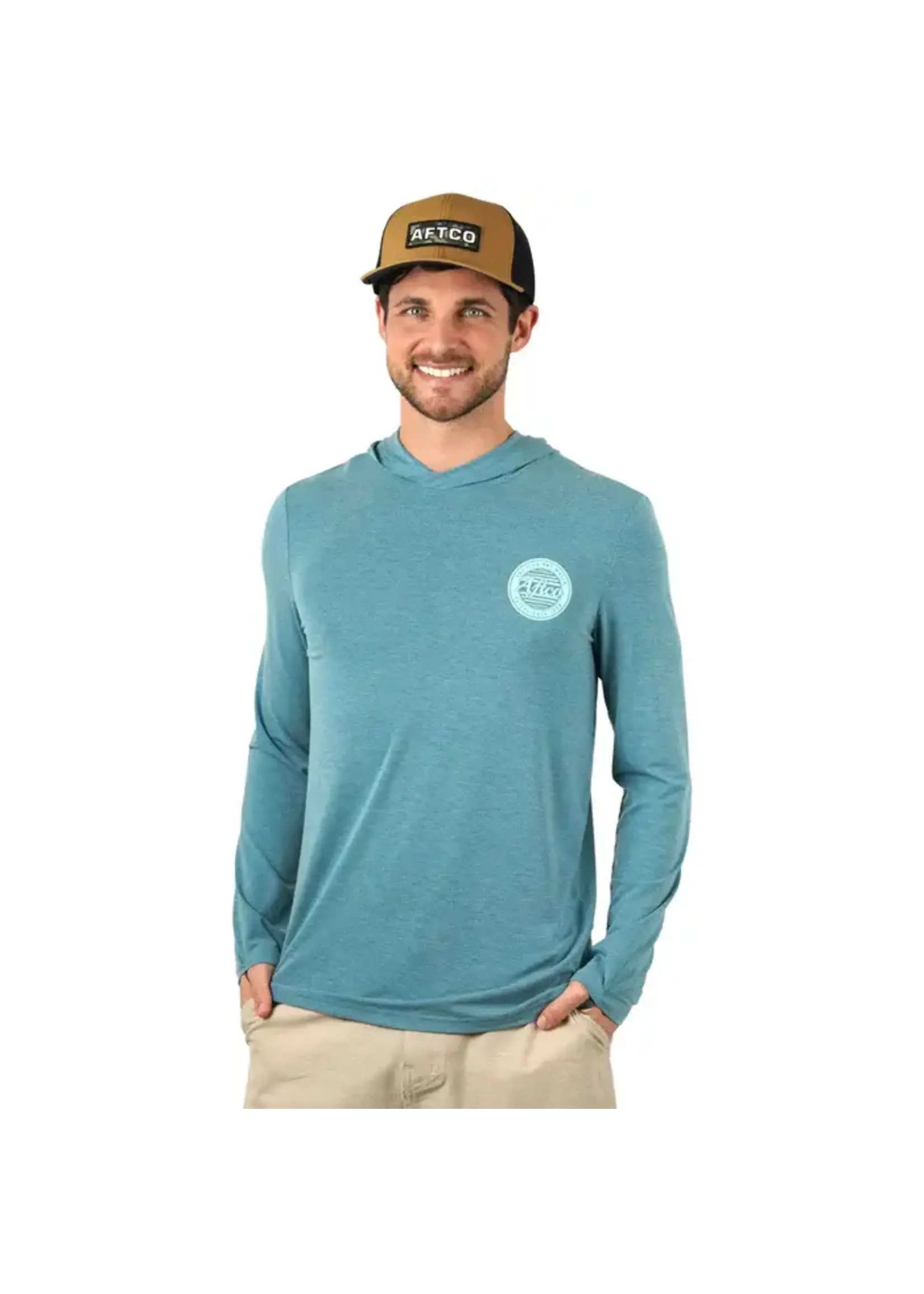 AFTCO Ocean Bound LS Sun Protection Hoodie