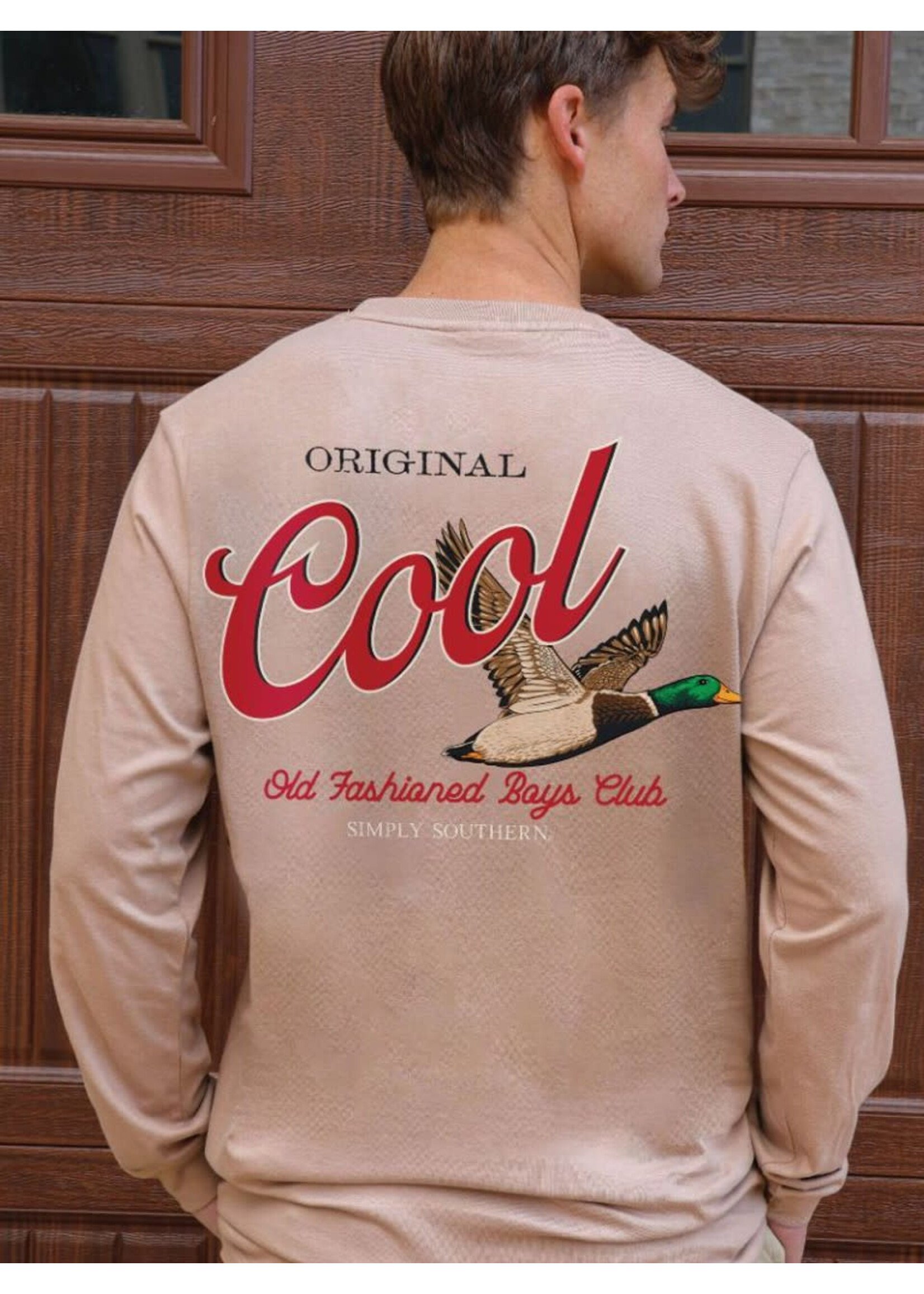 Simply Southern Collection 'Old Fashioned Boys Club' Long Sleeve T-Shirt