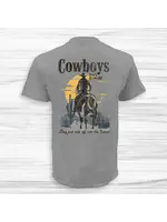 Old Guys Rule Sunset Cowboy SS T-Shirt