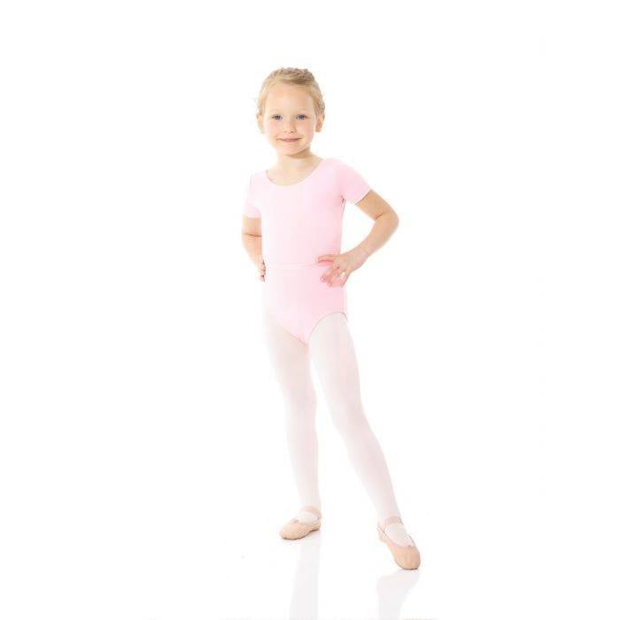 Childrens RAD Style Short Sleeve Ballet Leotard in Lilac