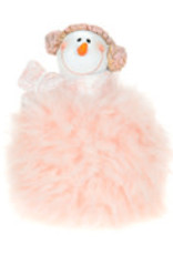 Christmas Tradition D8373 Snowman in pink tutu