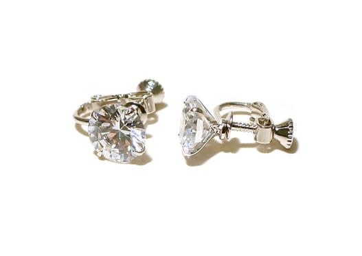 FH2 AZ0017-1 10mm Crystal Earrings Clip-on