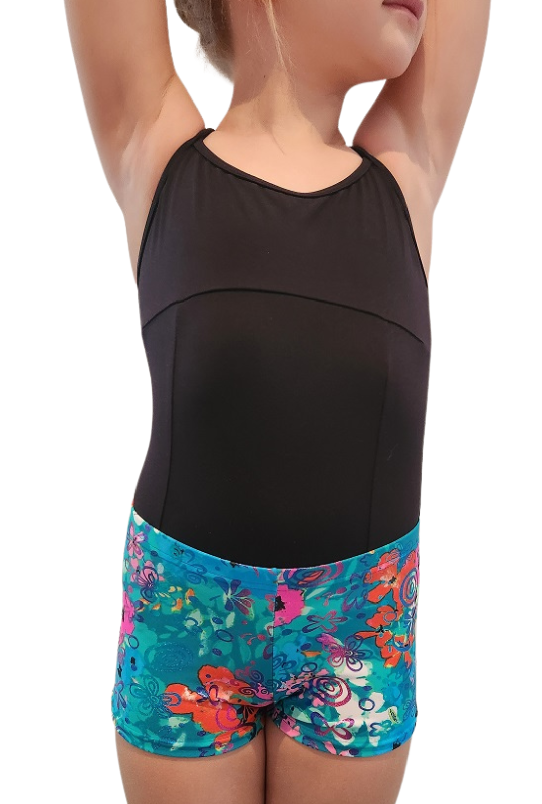 Mondor MON-7825 Printed Childs Gymnastics Shorts