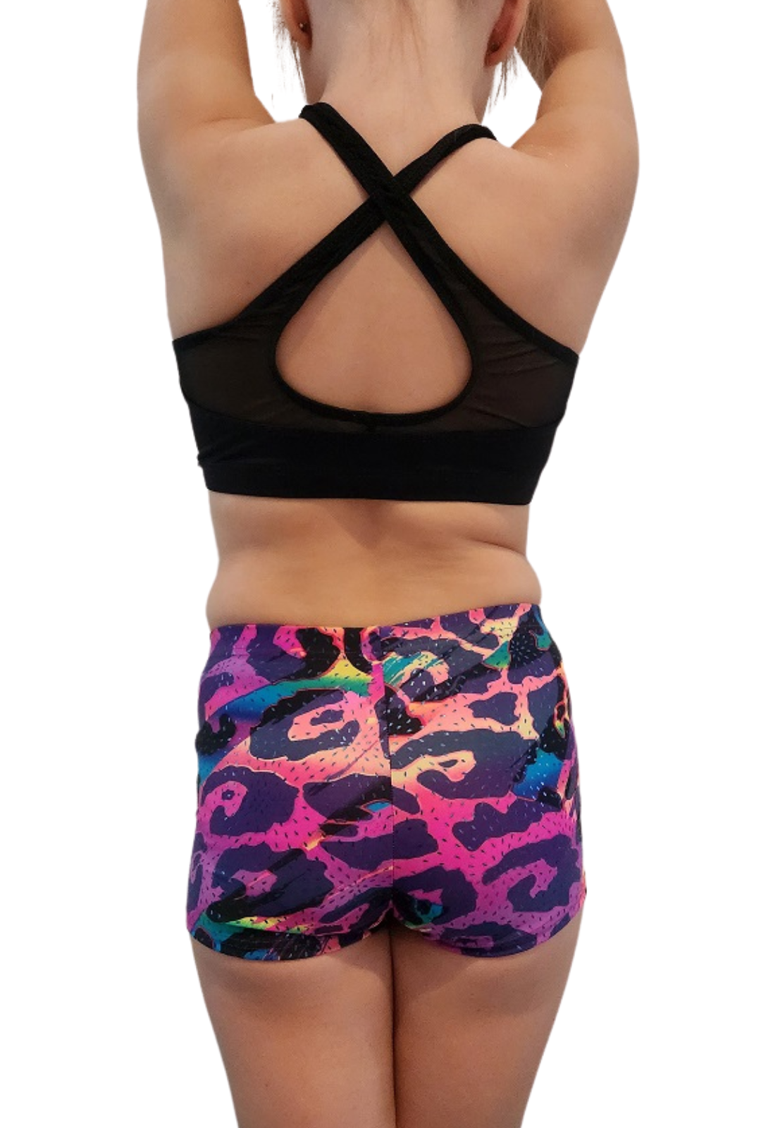 Mondor Pattern Print Gymnastic Shorts - 27825CP Girls - Dancewear Centre