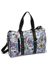 DANZNMOTION DAN-B23503 STARS & FLOWERS DUFFLE