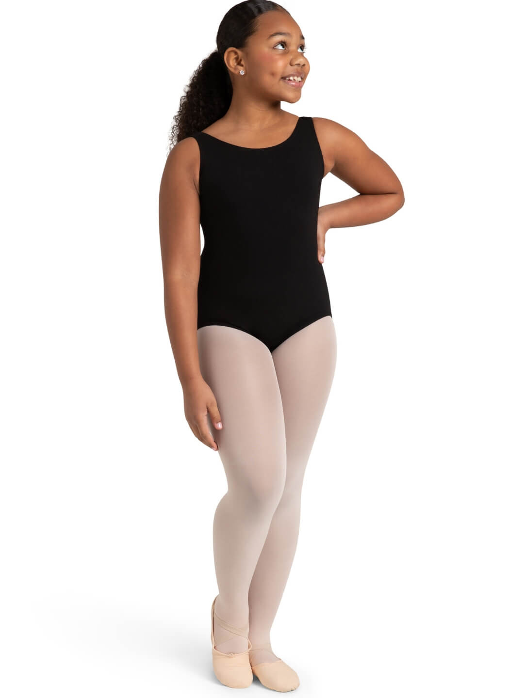 Capezio CC201C High-Neck Tank Leotard - Girls