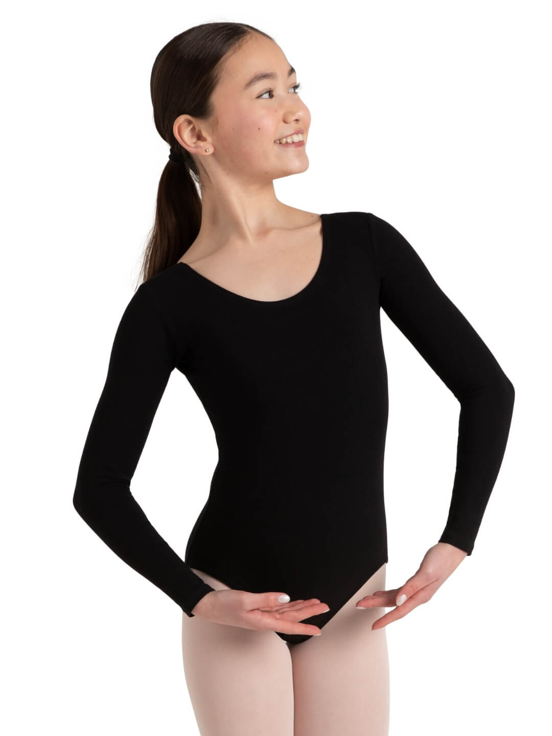 Capezio CC450C Long Sleeve Leotard - Girls