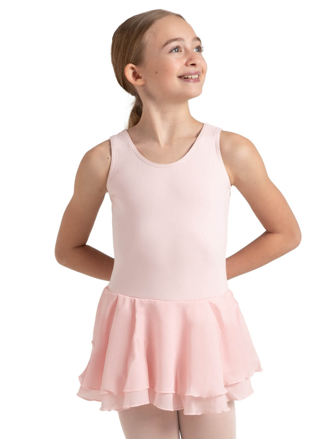 Capezio CC877C Double Layer Skirt Tank Dress - Girls