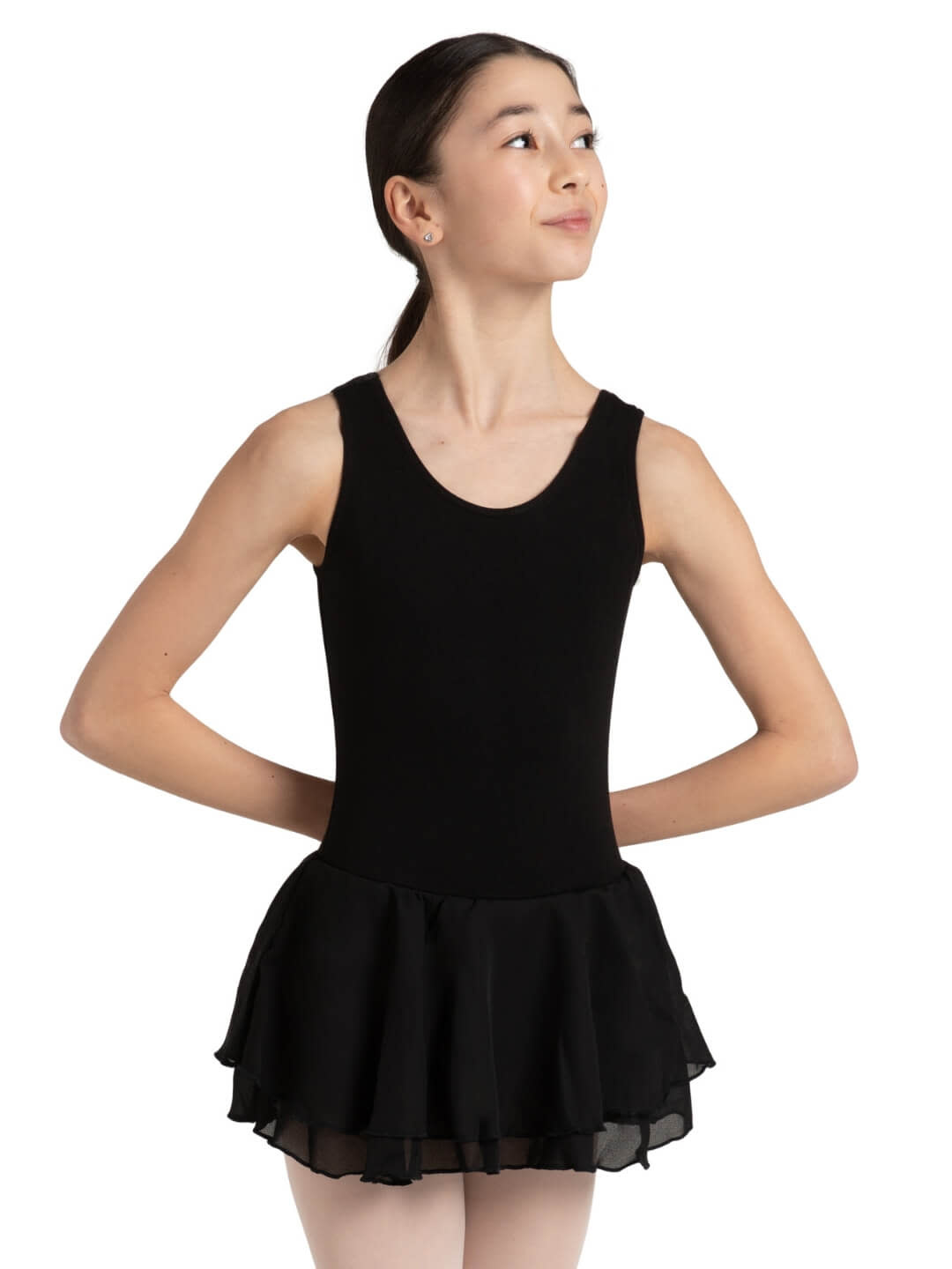 Capezio CC877C Double Layer Skirt Tank Dress - Girls