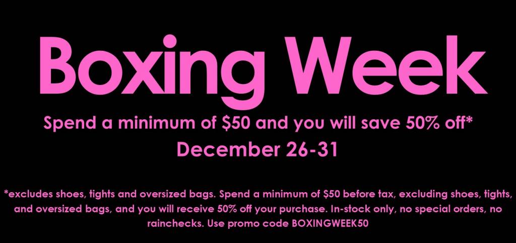 Boxing Week