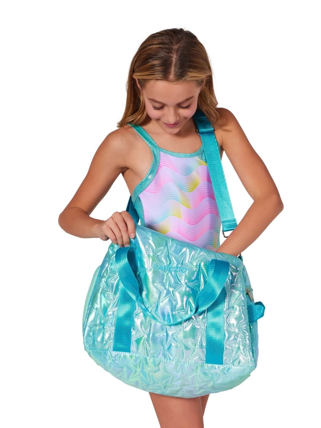 Capezio CAP-B323 Metallic Star Travel Duffle