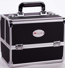 KISSED BY GLITTER KIS-DS1007M BLACK ABS MAKEUP CASE