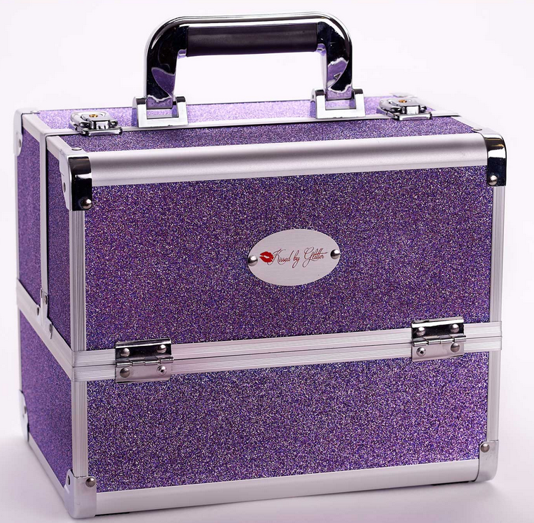 KISSED BY GLITTER KIS-DS1003M SPARKLY PURPLE CASE
