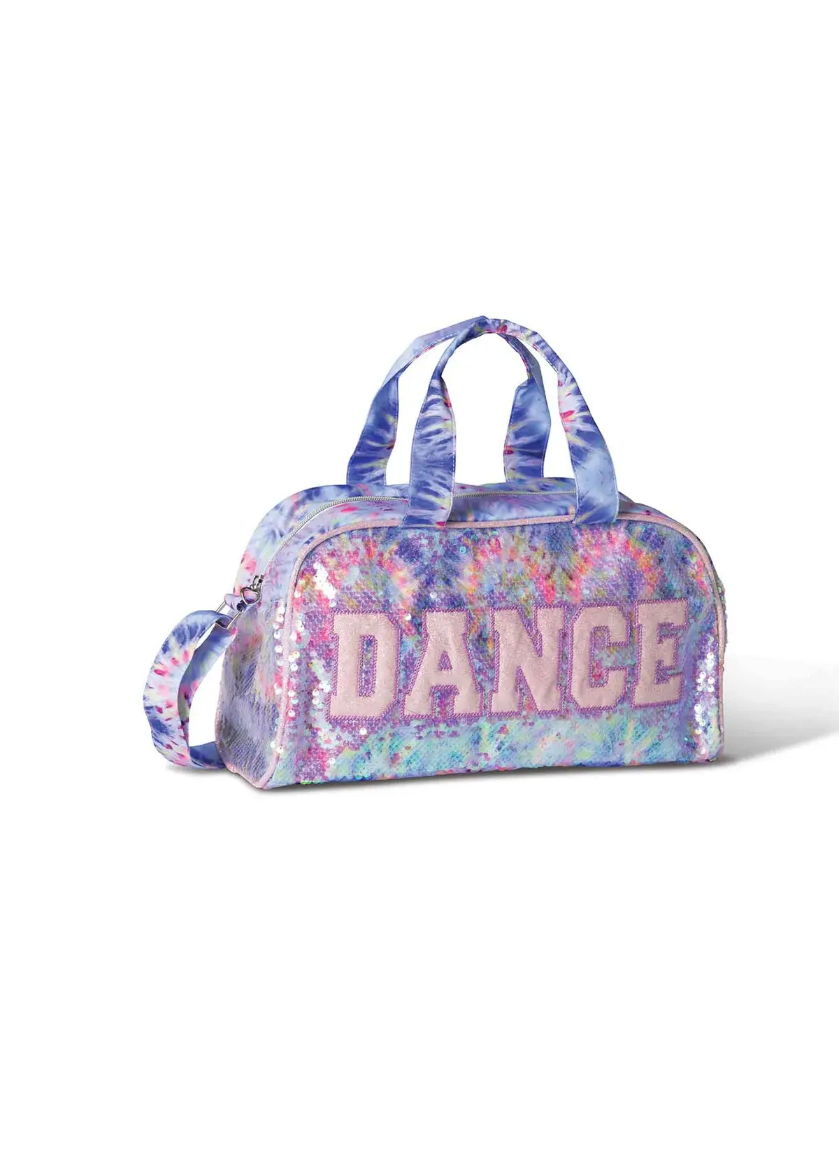 DANZNMOTION DAN-B25510  GROOVY SPARKLE TIE-DYE DUFFLE BAG