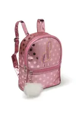 DANZNMOTION DAN-B22510 DANCE DOT PINK BACKPACK