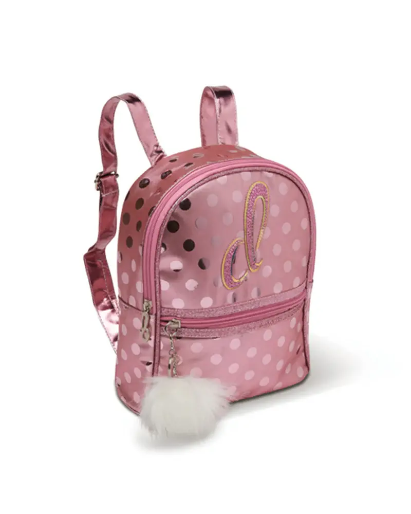 DANZNMOTION DAN-B22510 DANCE DOT PINK BACKPACK