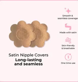 Boomba BOM-SATIN NIPPLE COVERS  MEDIUM