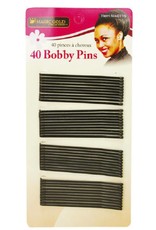 Magic Bobby Pins Black Long 40/pkg