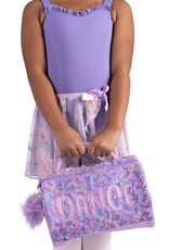 DANZNMOTION DAN-B26524  GLITTER BLOSSOM DUFFLE BAG