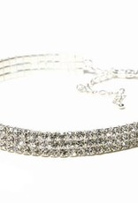 FH2 AZ0005 3 row Crystal Choker Adult