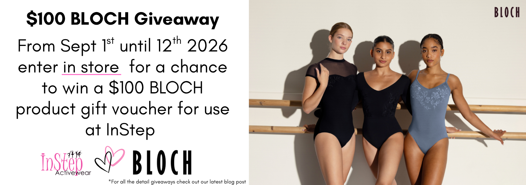BLOCH giveaway