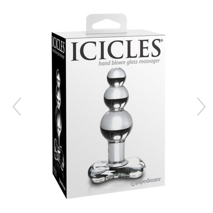 Butt Plug, Glass, Icicles #47