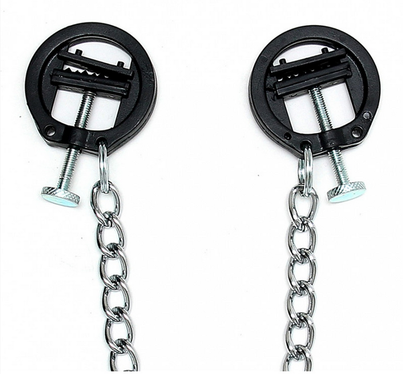 Rimba Green Tube Clamps Nipple Clamps On Chain - Pinza per Capezzoli :  : Salute e cura della persona