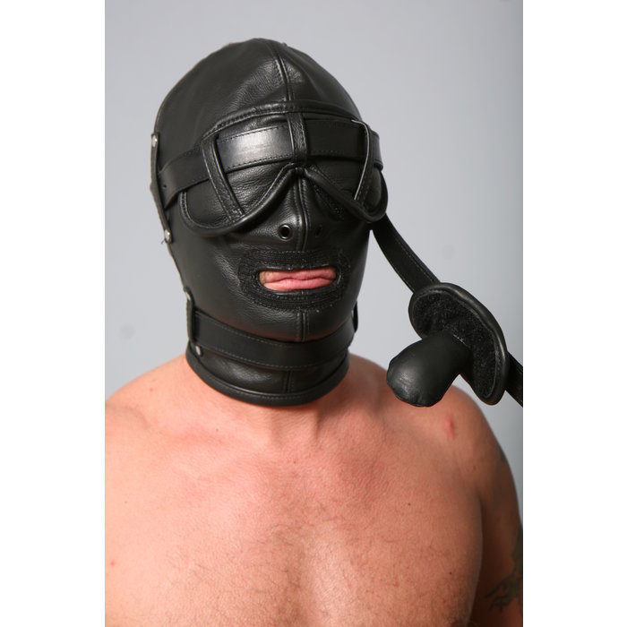 Hood, Full, Gag, Blindfold, Collar, 16