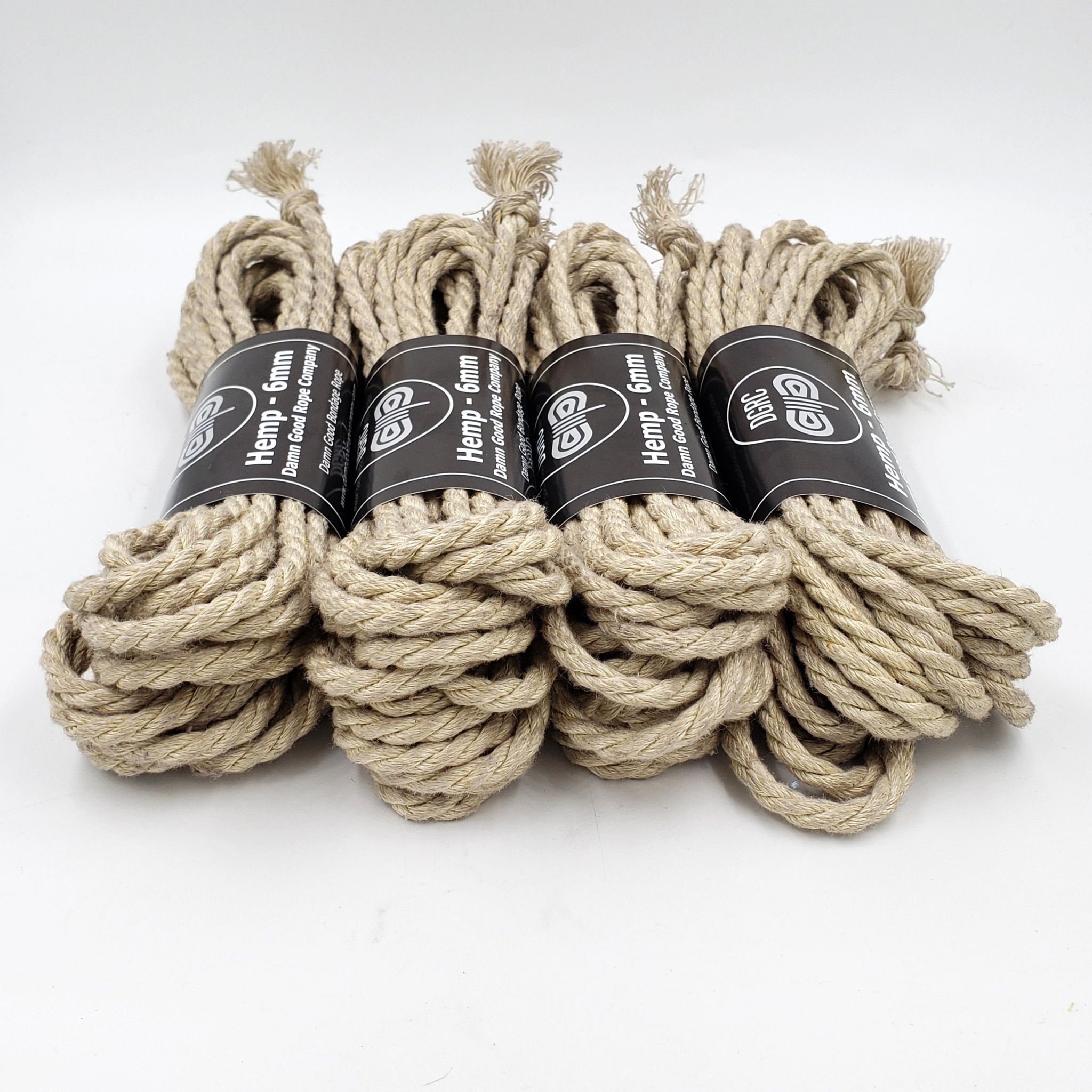 Rope, hemp, 30 ft. Natural - The Leather Man, Inc.
