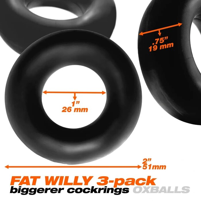 Oxballs, Fat Willy 3-Pack