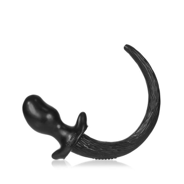 Black Puppy Tail Silicone Buttplug