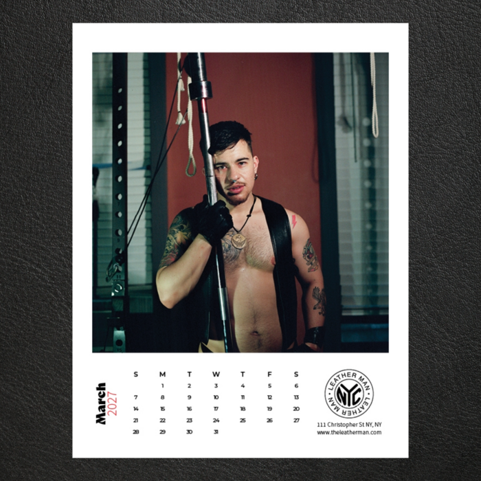The Leather Man Pride Calendar: June 2026-2027