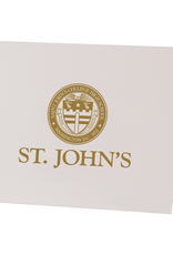 Spirit Item 4.25" x 5.50" note cards with the school seal embossed on the front with matching envelope.