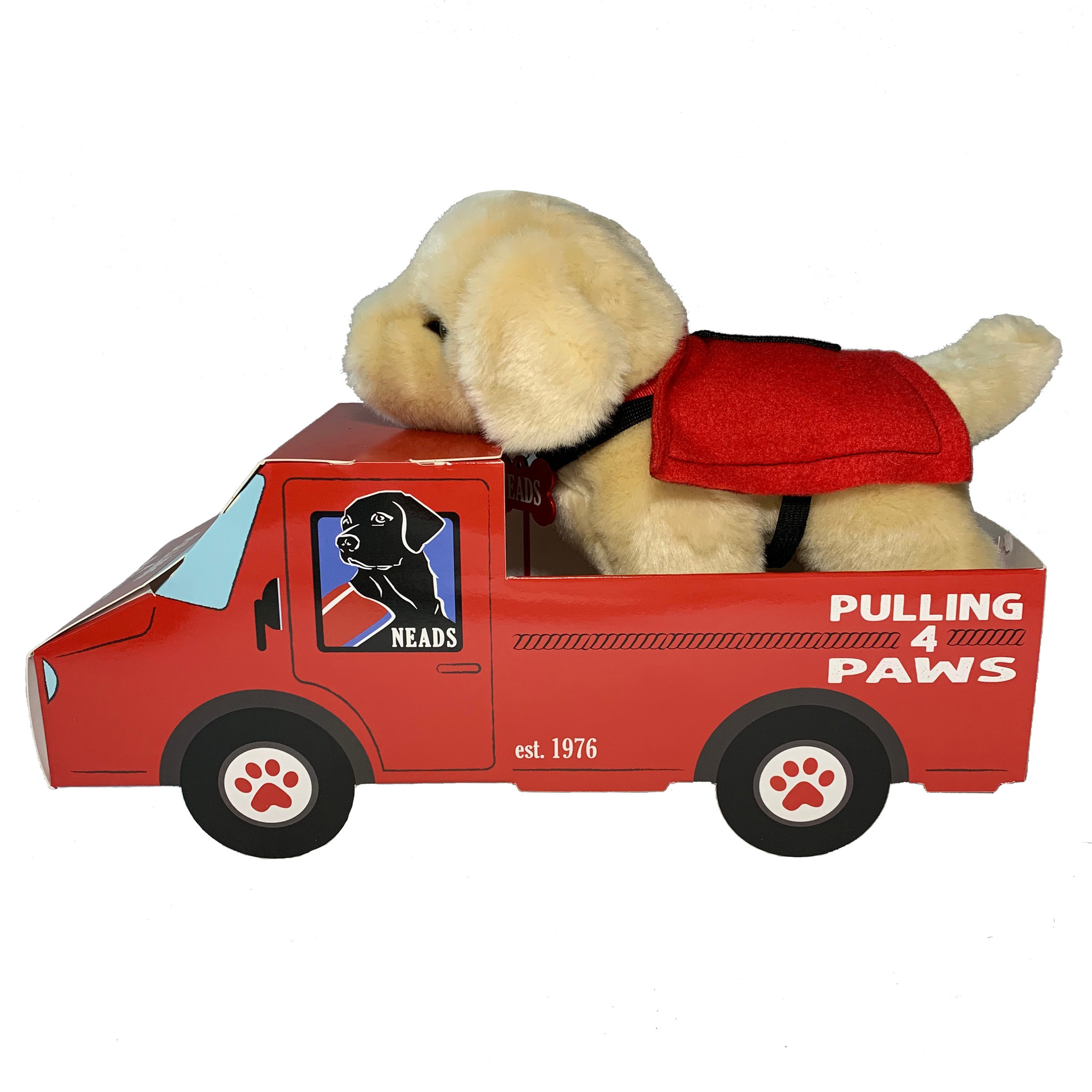 P4P Truck Pull-Service Dog Stuffy