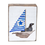 Rustic Marlin Sign-Sailboat