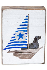 Rustic Marlin Sign-Sailboat