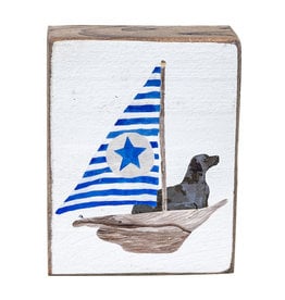 Rustic Marlin Sign-Sailboat