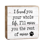 Rustic Marlin Sign-I Loved You