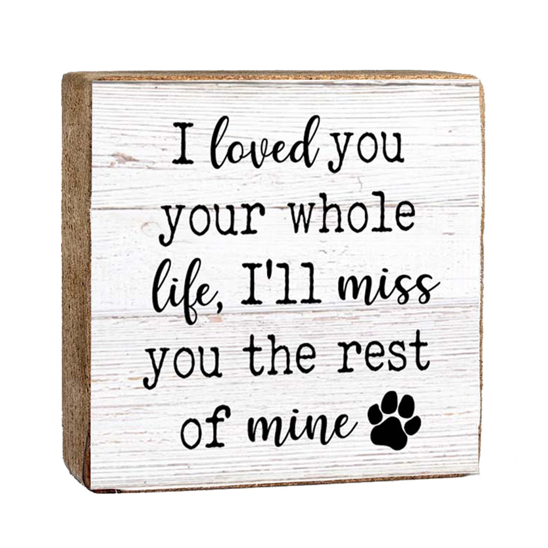 Rustic Marlin Sign-I Loved You