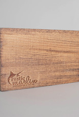 Rustic Marlin Sign-Paw Print Flag