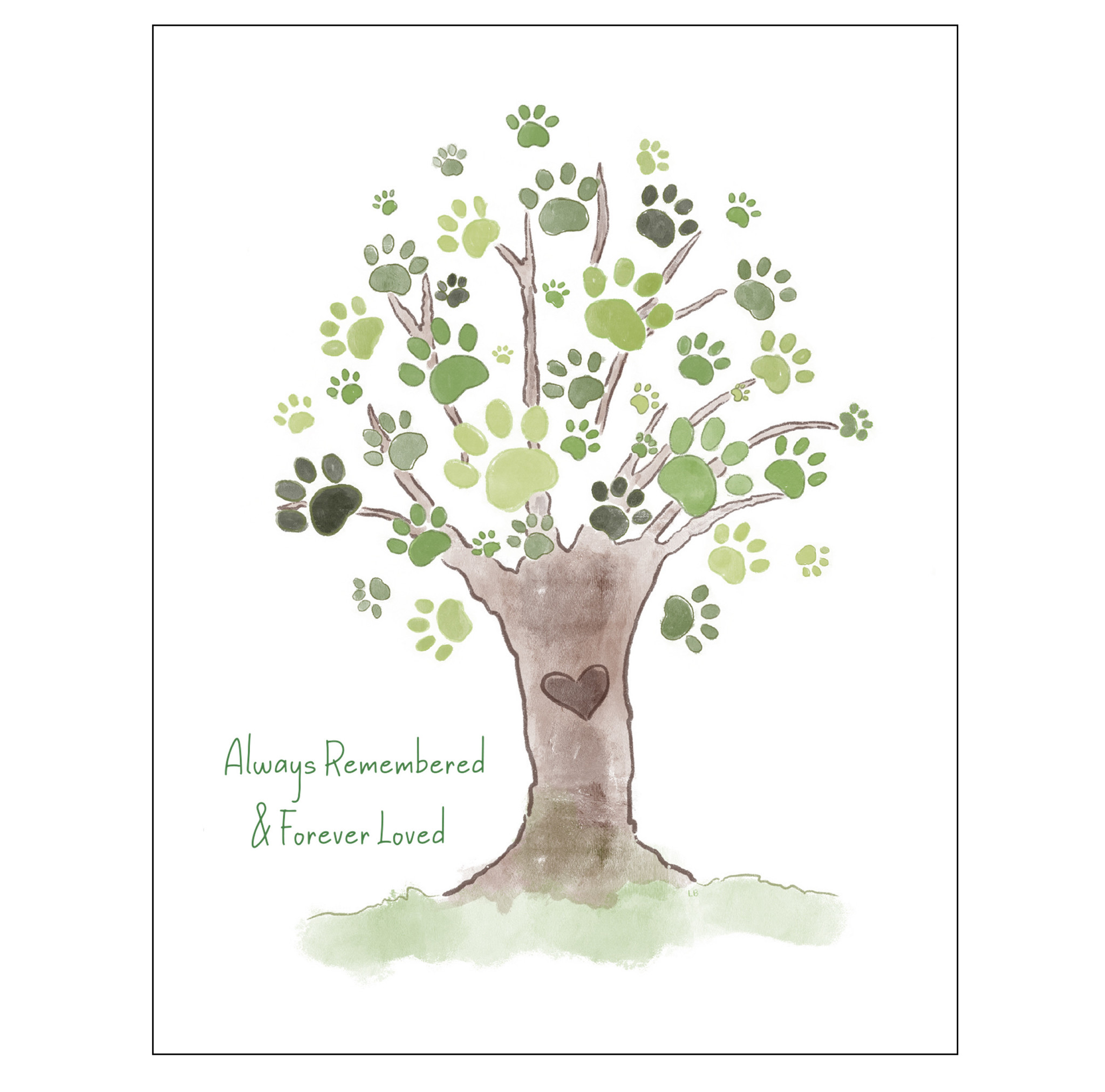2023 Memorial Cards-Tree