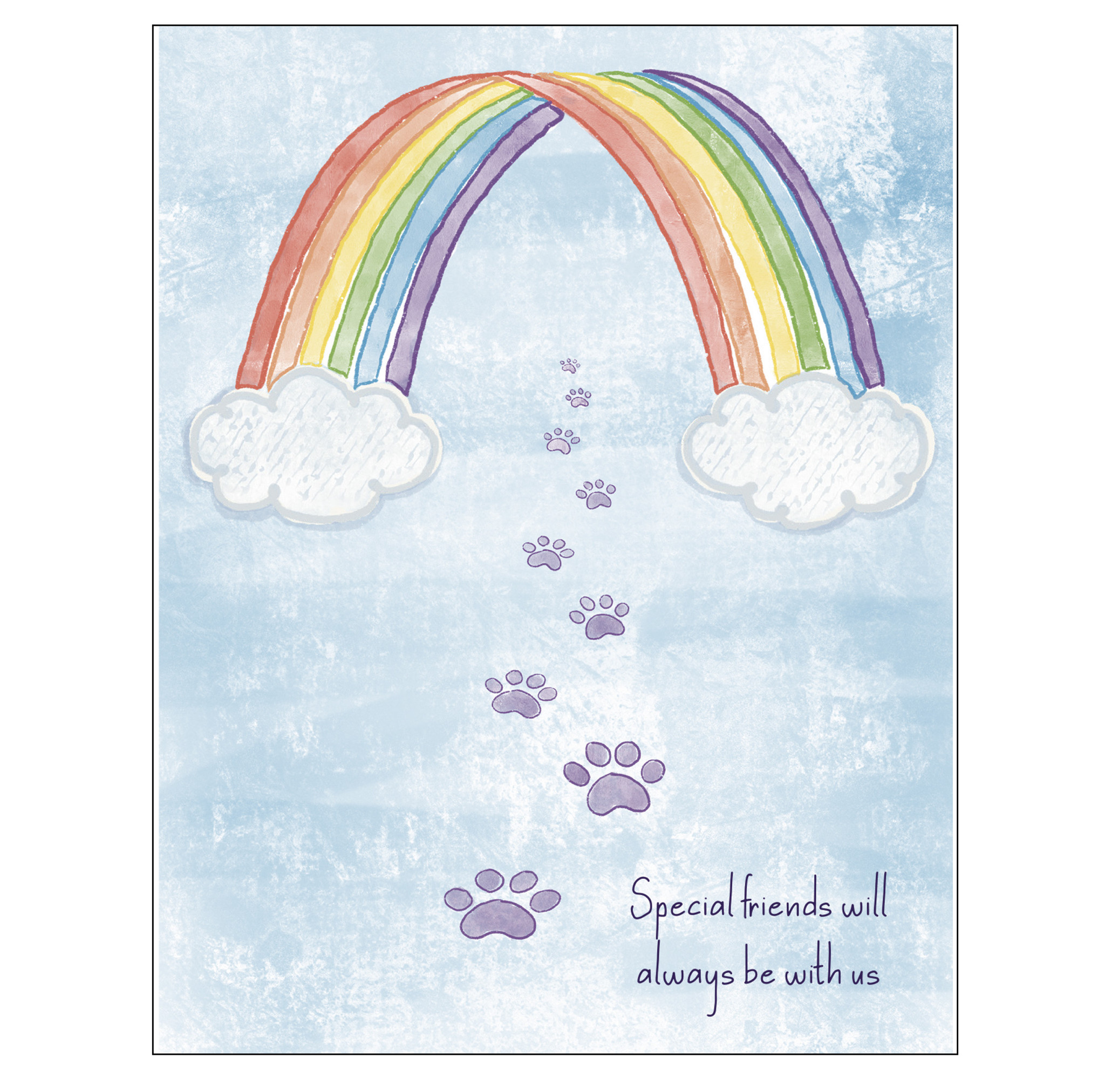 Memorial Cards-Rainbow