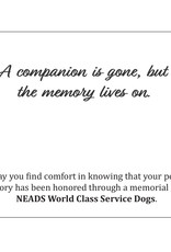 2022 Memorial Cards-Sitting Dogs