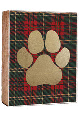 Rustic Marlin Sign-Holiday Paw Print